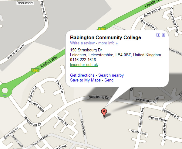 babington map