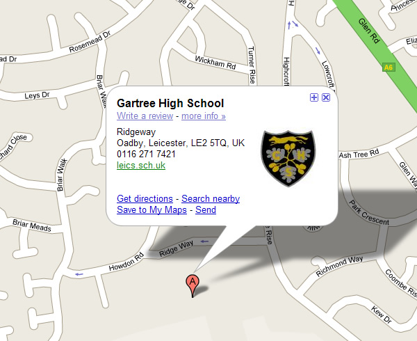 gartree map